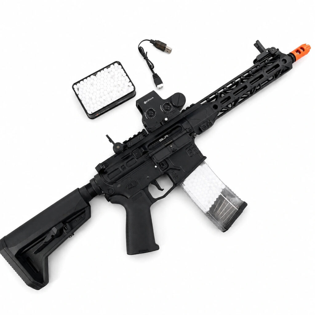New SLR Precision Shooting Gel Blaster Fast Mode 11.1 V Battery Recommended Age 18+