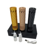 Smoke Wolf 14 mm CCW Muzzle Silencer for Gel Blasters & Airsoft Guns